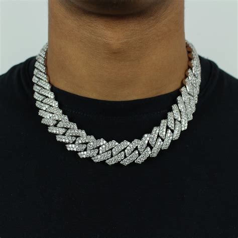 iced out jewelry chain.